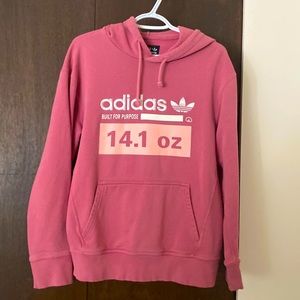 Adidas Originals pink hoodie  (Men S, Women M)